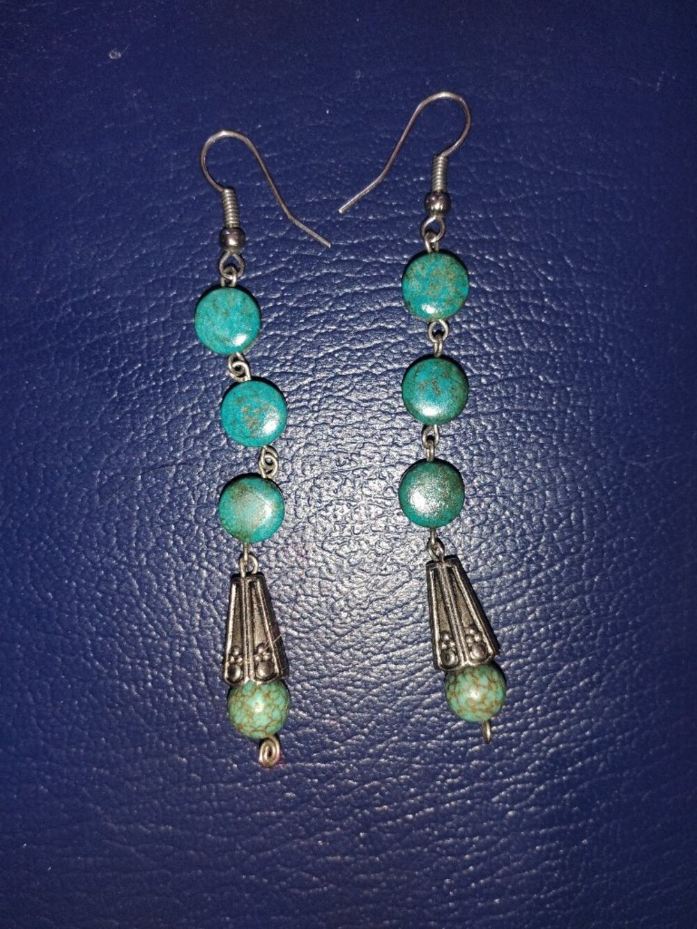 Handmade Turquoise Boho Earrings